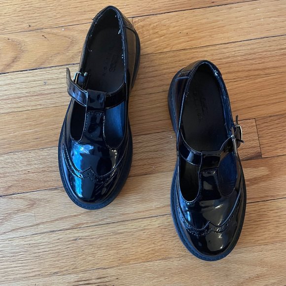 Chunky Black Women's Loafers - Picture 4 of 5